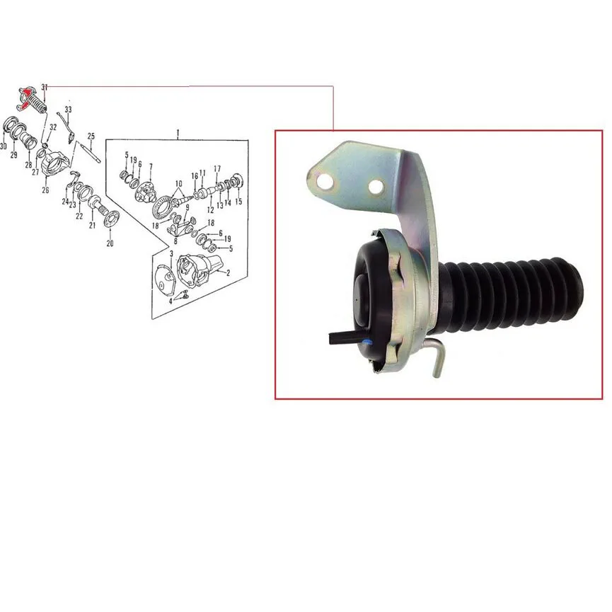 Привод сцепления Freewheel для Mitsubishi Pajero V73 V75 V77 V78 V98 6G72 6G74 Pickup Triton L200 3820A049
