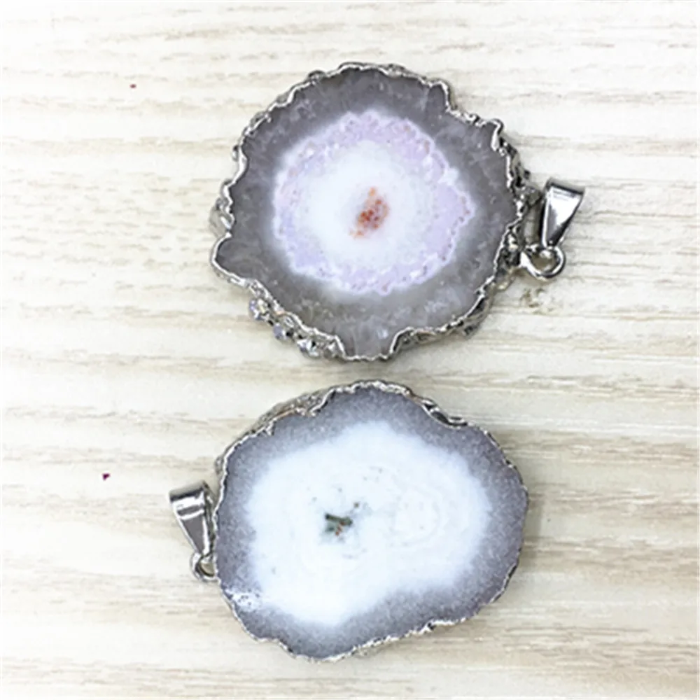 Лидер продаж! Натуральные бразильские гальванические острые кулоны открытый