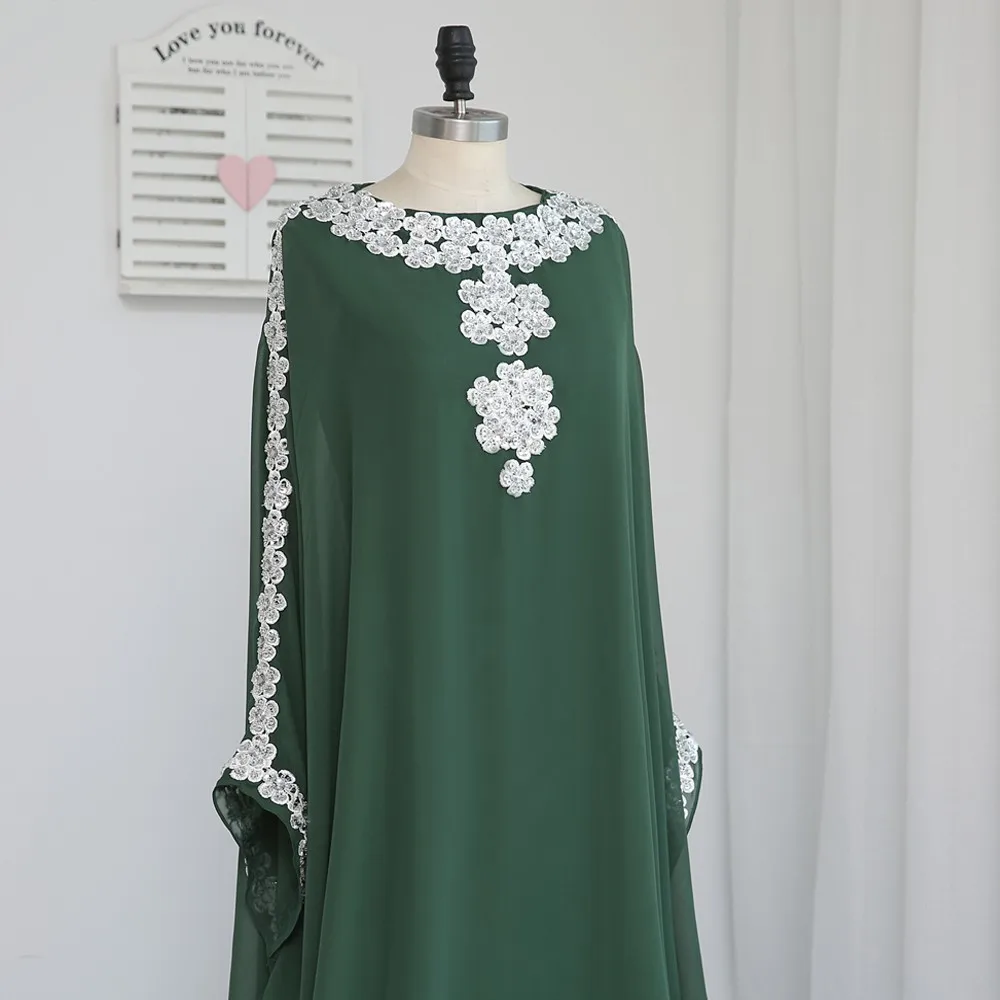 

Muslim Evening Dresses Islamic Dubai Abaya Kaftan Long Evening Gown Prom Dress