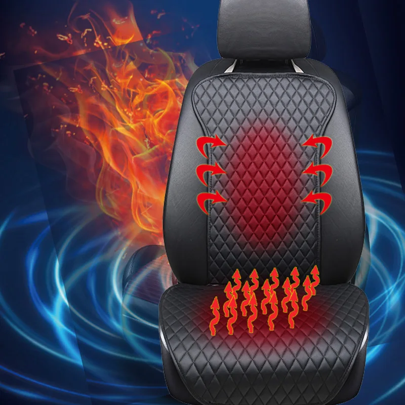 

2018 new arrival 12v heated single car seat cushion Fashion not moves fit for almost cars, four seasons universal seat Covers