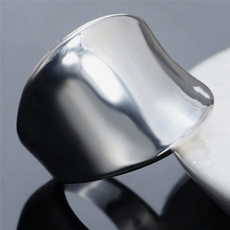 Charm Men Silver Color Thumb Ring Fashion Jewelry Finger Ornaments Anel Masculino Shopping Party Wedding on - Ободок-кольцо Charm Men серебристого цвета модной ювелирной моды на палец для мужчин украшение пальца Anel Masculino для покупок на вечеринке сва