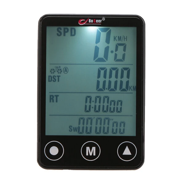 ЖК-Цифровой Водонепроницаемый Сенсорный Боты ЖК-Велосипед Компьютер Пробега