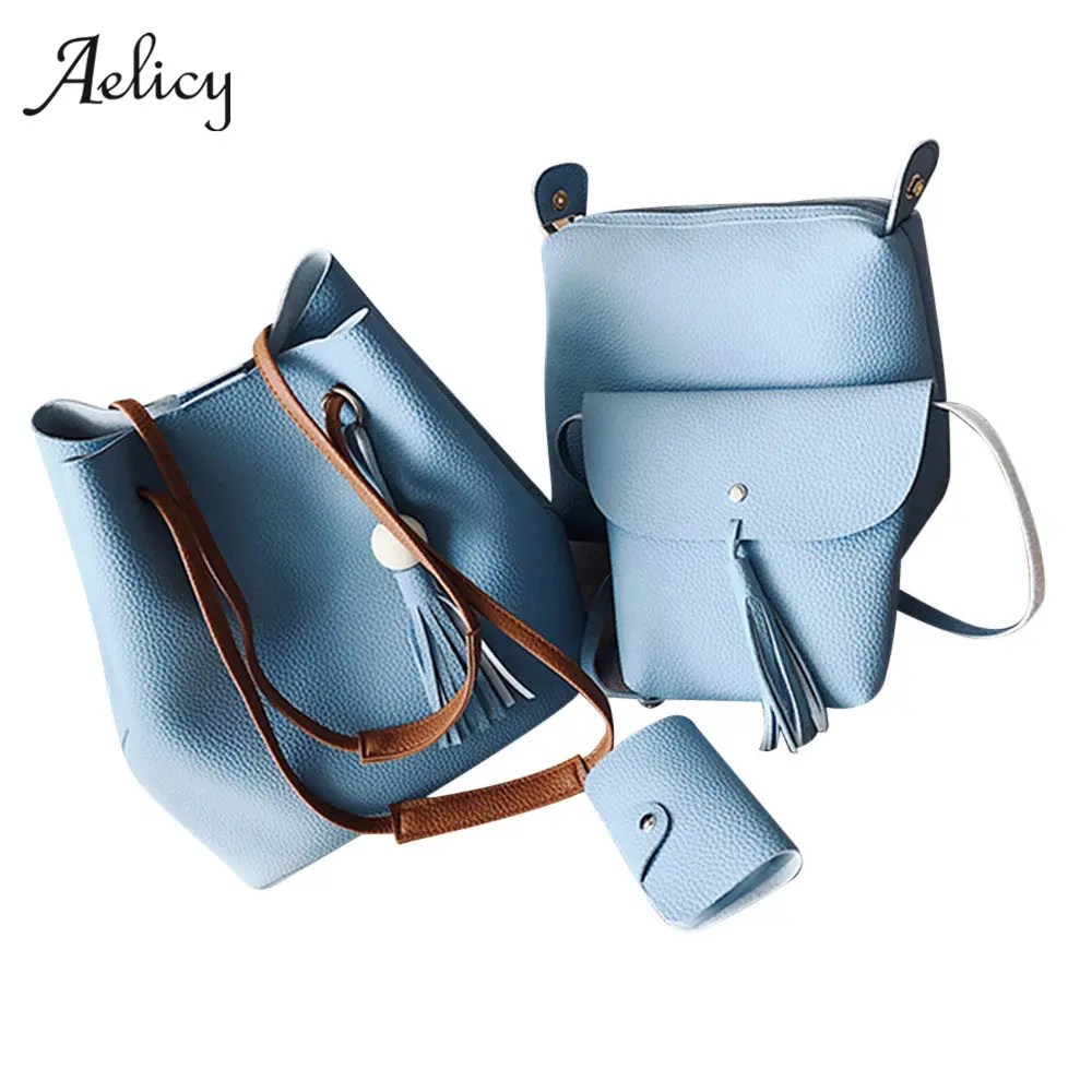 Aelicy комплект из 4 предметов модные женские сумки мессенджеры брендовые для