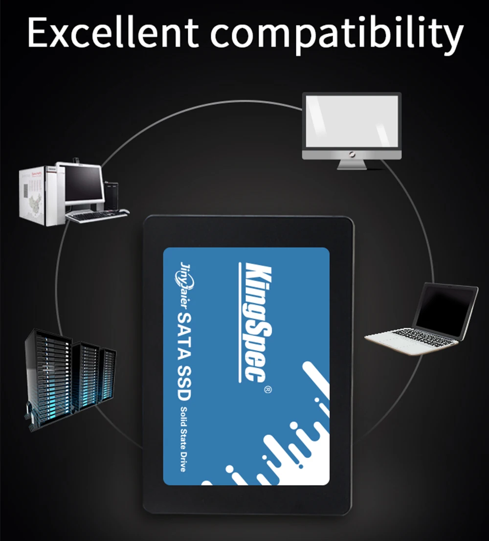 Ssd-накопитель KingSpec диск 2,5 жесткого диска SATA III 128 ГБ 240 512 1 ТБ hd твердотельный накопитель(SSD) Твердотельный накопитель 120 ГБ 120 240 ГБ 480 ГБ, может использоваться как ноутбук диск сверхвысокой плотности цвет серебристый металлик