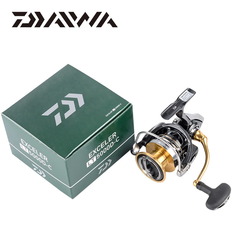 Рыболовная катушка DAIWA EXCELER LT для спиннинга 1000/2000/3000/4000/5000/6000 5 3: 1 carretilha de pesca макс.