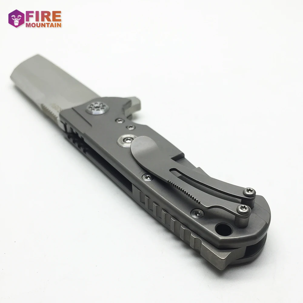 Survival Hunting Folding Custom Knife D2 Blade Titanium Handle Tactical Camping Combat EDC Key Chain Knives Pocket Multi Tools |