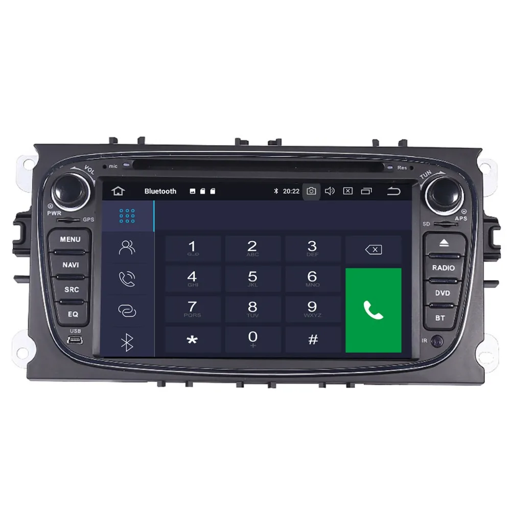 Автомобильный DVD-плеер Android 9 0 2din для Ford Focus 2004-2011 FORD MONDEO FOCUS Kuga Galax MK3 Wi-Fi 4G GPS Bluetooth -