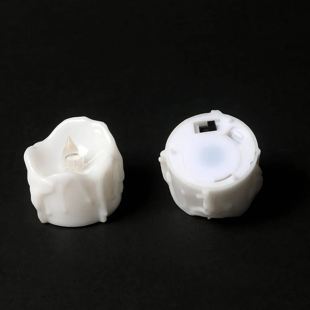 Светодиодная электронная беспламенная свеча 5 шт./лот лампа имитация свечи для