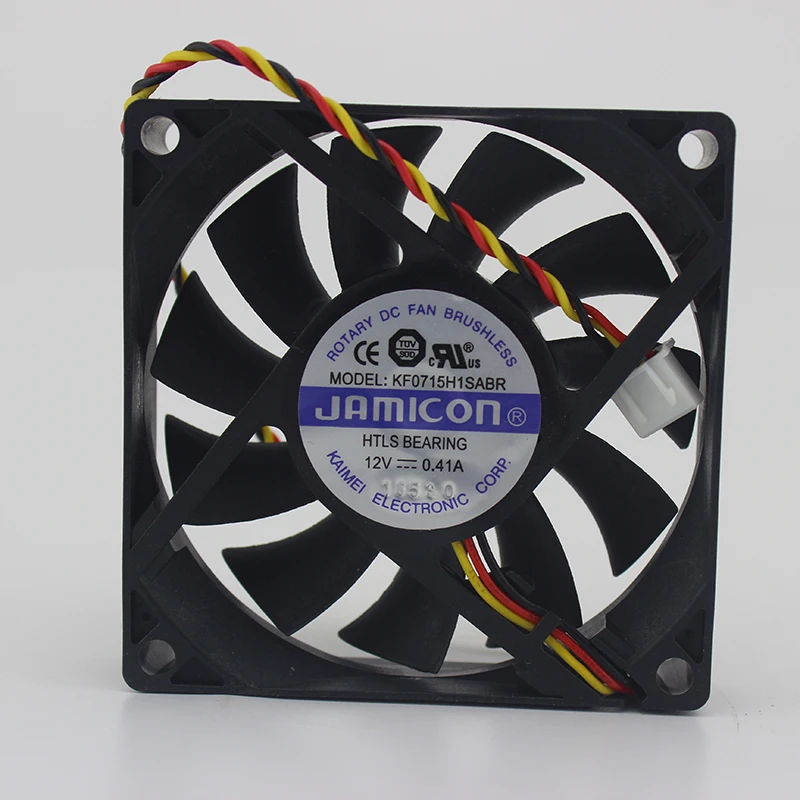 Вентилятор охлаждения UPS для Santak C1K C2K C3K JAMICON KF0715H1SABR 12 В 0 41 А 3 контакта 70x70x15 мм 70 |
