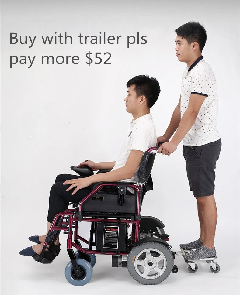 

Fashion lightweight electric wheelchair for disabled and elderly