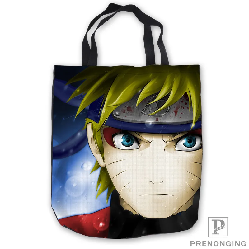 Пользовательские холст madara uchiha Наруто Аниме Tote Ручные Сумки хозяйственная сумка