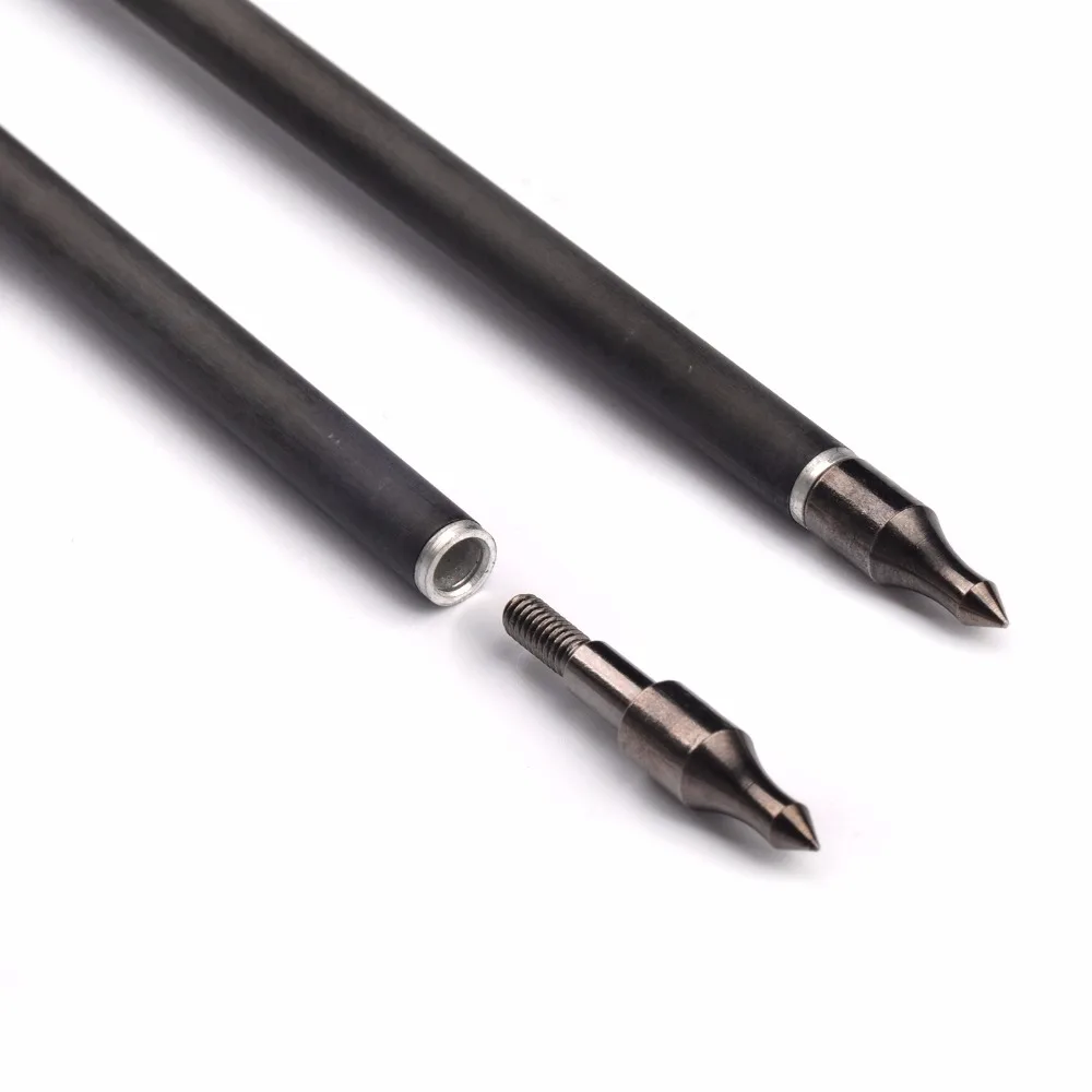 Позвоночника 500 чистый углерод Rrrows OD 7 6 мм со сменными наконечниками и