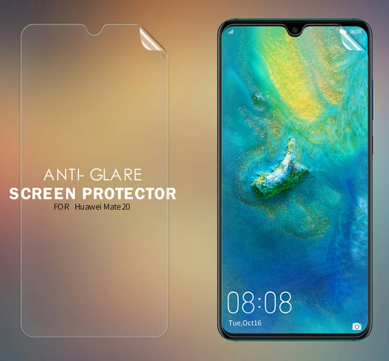 Nillkin HD прозрачная защитная пленка для экрана huawei mate 20 X 20X