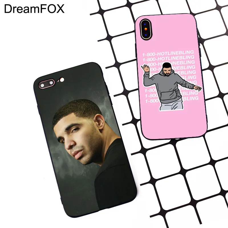 M463 Drake Black Soft TPU Silicone Case Cover For Apple iPhone 11 Pro XR XS Max X 8 7 6 6S Plus 5 5S 5G SE |
