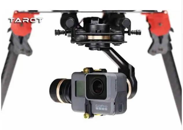 Tarot 3D V Metal 3 axis PTZ Gimbal for Gopro Hero 5 Camera Stablizer TL3T05 FPV Drone System Action Sport | Игрушки и хобби