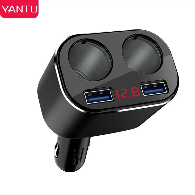 YANTU 12 V 24 Автомобильный Прикуриватель разъем автомобиля Зарядное устройство