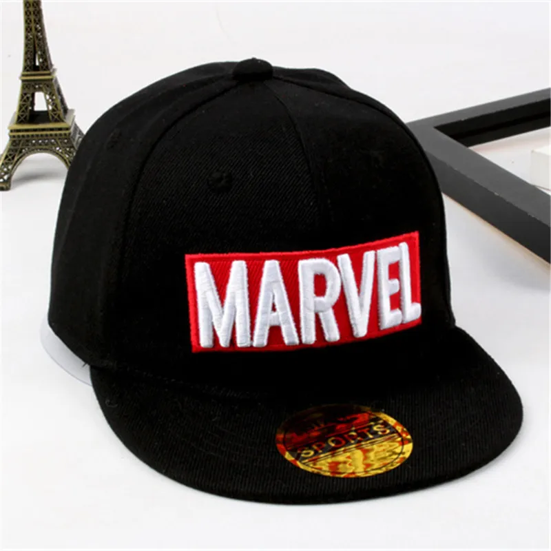 Новинка 2019 года детская шляпа Marvel с надписью MARVEL в стиле хип-хоп Кепка для