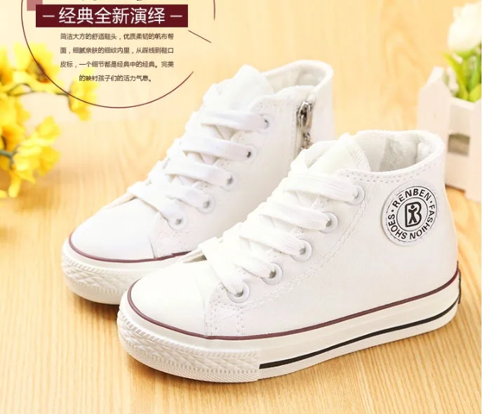 20 SIZE-2015 Детская обувь высокого дочерние холст Весной и осенью ребенок мужского