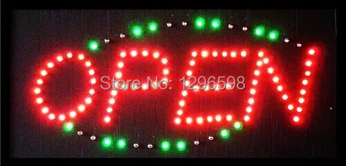 Светодиодный магазин открытая неоновая вывеска прямые продажи индивидуальная