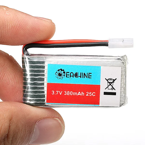 Аккумулятор Eachine 3 7 В 380 мАч 25C для Hubsan H107 H107L H107C H107D | Игрушки и хобби
