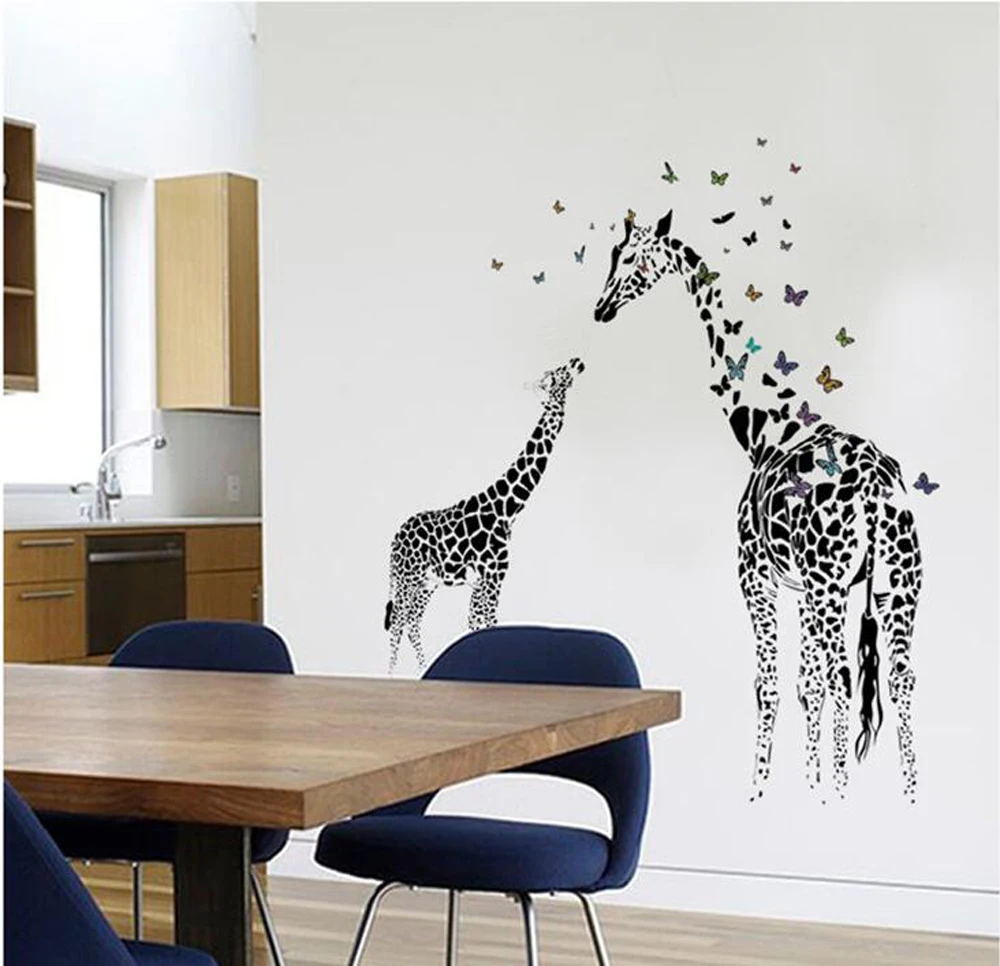 Творческие обои украшения для дома наклейки бытовой стиль Бабочка