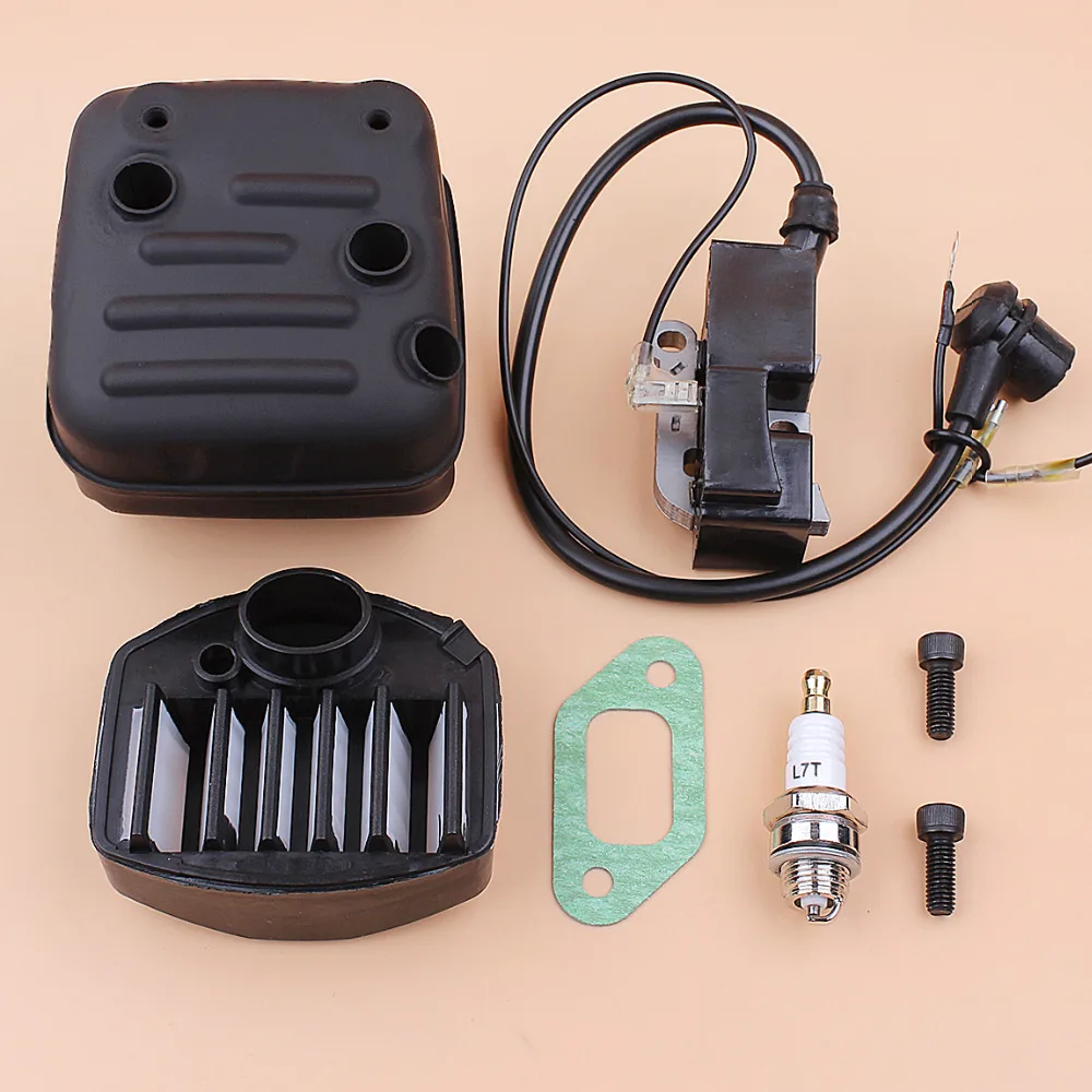 

Muffler Screws Ignition Coil Air Filter Kit Fit Husqvarna 357 357XP 359 EPA Jonsered 2159 CS2156 CS2159 Chainsaw Parts 503917601
