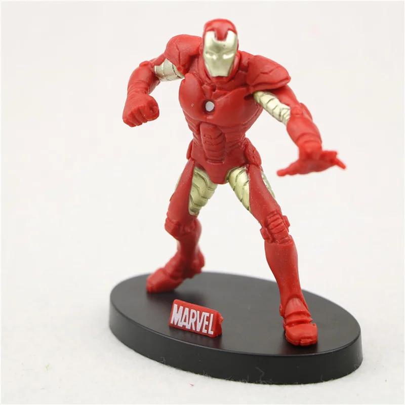 4 шт./лот Marvel Мстители Халк + Капитан Америка Железный человек Raytheon ПВХ фигурку