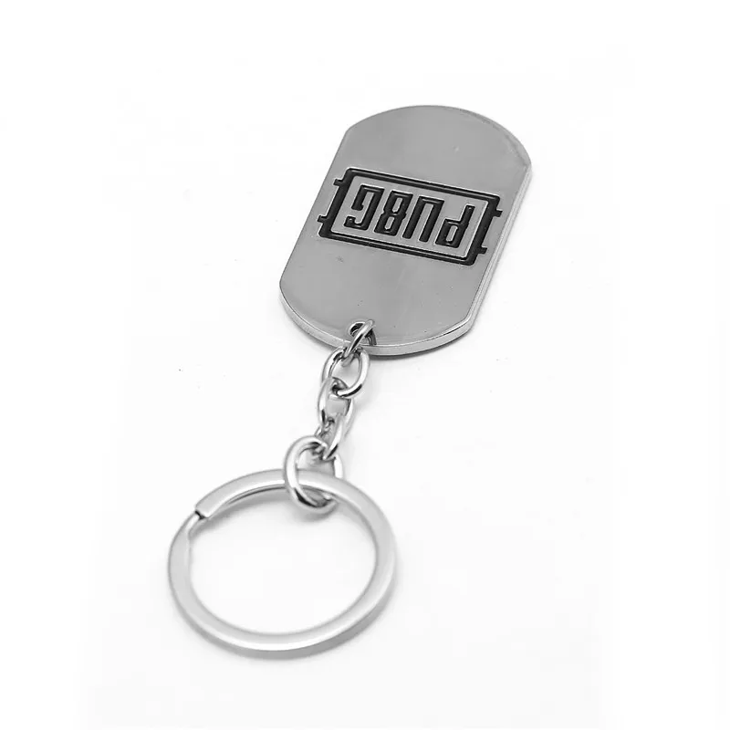 HSIC Game Playerunknown's боя брелок металлический Dog Tag кулон PUBG письмо автомобиля с