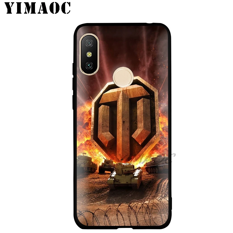 YIMAOC World Of Tanks Soft Case for Xiaomi Redmi Note 7 6 6A 5 4 4X 4A 5A S2 7A GO K20 Plus Pro |
