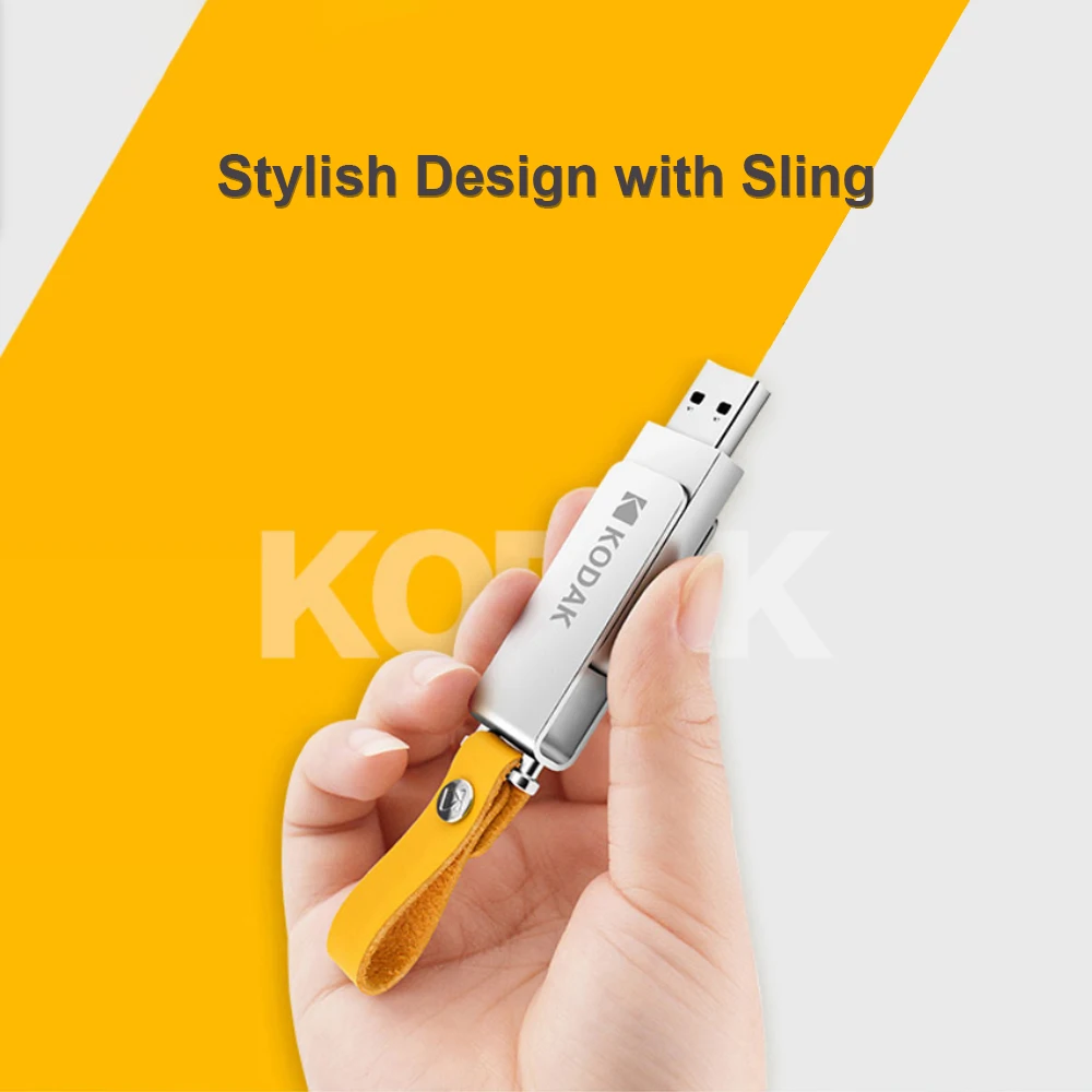 Kodak K133, USB флеш-накопитель, Usb 3,0, флеш-накопитель, 16 гб, 32 гб, 64 гб, 128 г, 256 г, металлическая портативная мини-флешка, флеш-карта