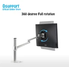 Высота регулируется в пределах 32 дюймов жк-дисплей светодиодный монитор держатель кронштейн на 360 градусов вращающийся компьютер