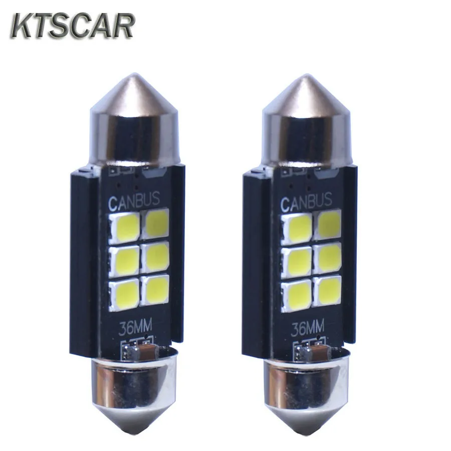 2 шт. Festoon C3W C5W C10W супер яркий 3030 светодиодный купольный светильник для автомобиля