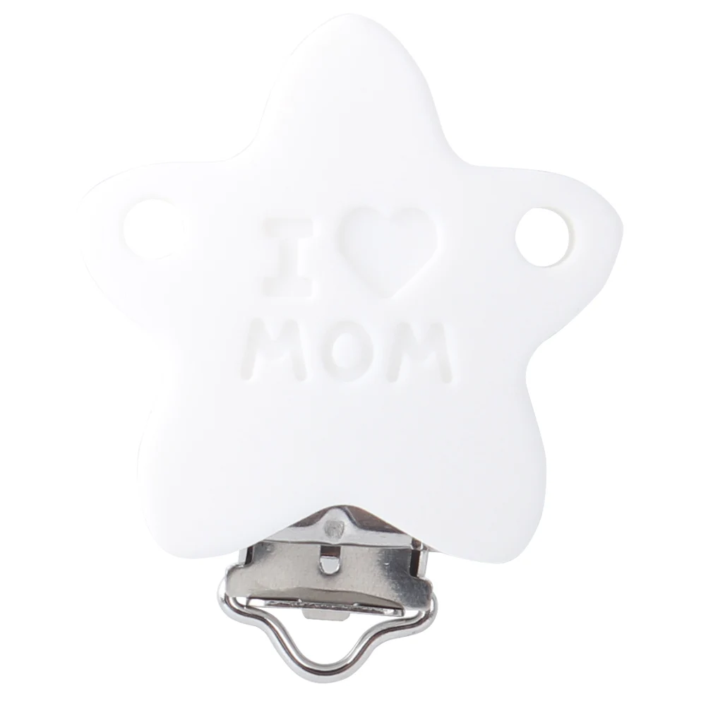 1 Snow Stars Keep& grow, 1 шт., Детская соска, клипса, звезда, силиконовые держатели для сосок, безопасное отверстие, принадлежности для кормления новорожденных, пустышки, игрушки для прорезывания зубов - Цвет: 1 Snow Stars