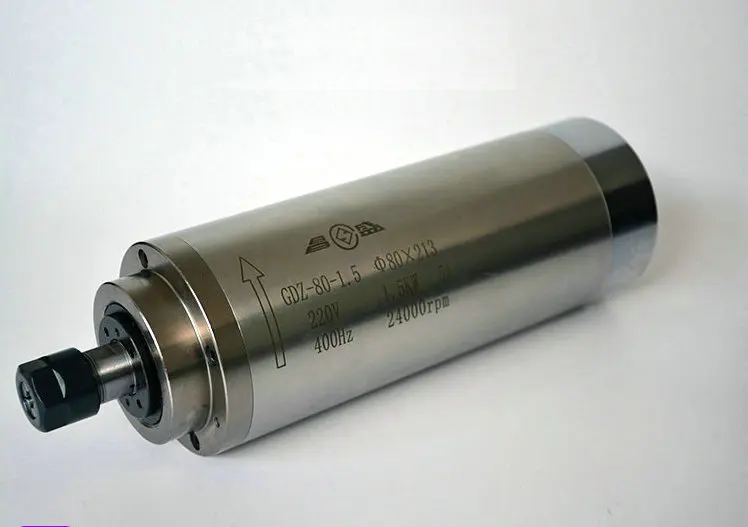 

ER20 220V-380V/2.2KW 80mm/85mm CNC Spindle Wood Engraving Machine Water-cooled Spindle Motor For PCB Engraving