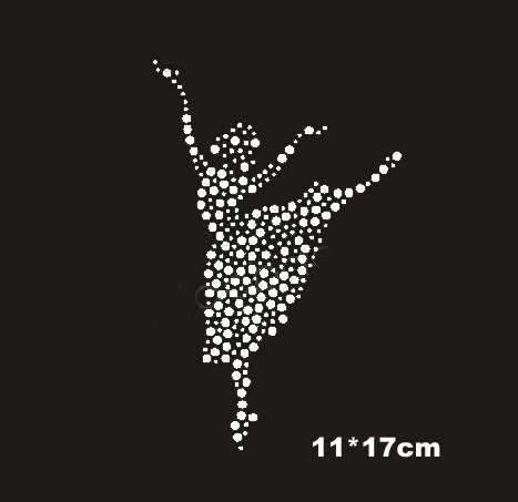 8 шт./лот элегантные стразы горячей фиксации для балерины термотрансферный