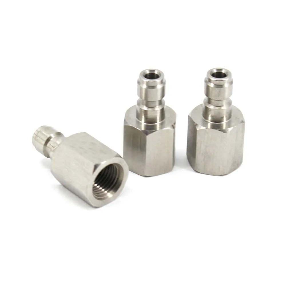 PCP ВВС Пейнтбольного ружья Quick гнездовой разъем M10x1 1/8BSPP 1/8NPT 8 мм Нержавеющая сталь