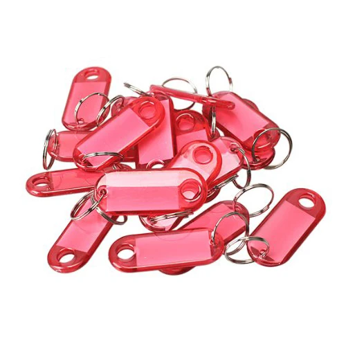 Кристально чистый красочный ключ ID Этикетки 100 шт | Дом и сад