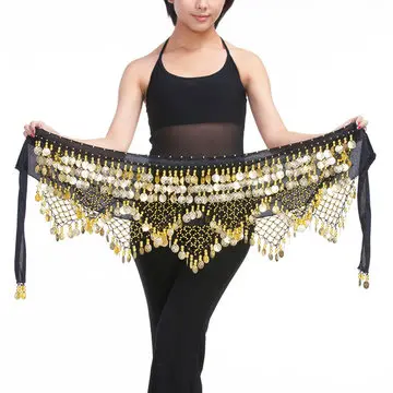

New Style Coins Belly Dance Waist Chain Hip Scarf Bellydance Belt Belly Dance Clothing Accessories