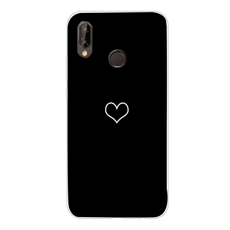 Чехол с сердечками для huawei P20 Lite Pro, чехол для телефона huawei P30 lite P 30 Pro mate 20 lite Honor 8X, чехол на заднюю панель, силиконовые чехлы
