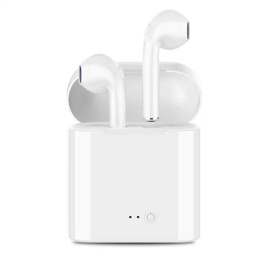 White Untoom мини беспроводные Bluetooth наушники спортивные Беспроводные наушники с зарядной коробкой микрофон для бега наушники-вкладыши для всех смартфонов - Цвет: White