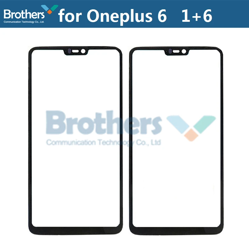 Передняя внешняя стеклянная линза для Oneplus 6 сенсорный экран стекло переднее ЖК
