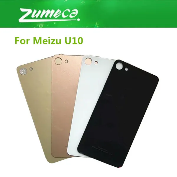 AAA + качественная Крышка батарейного отсека для Meizu U10 задний чехол черного белого