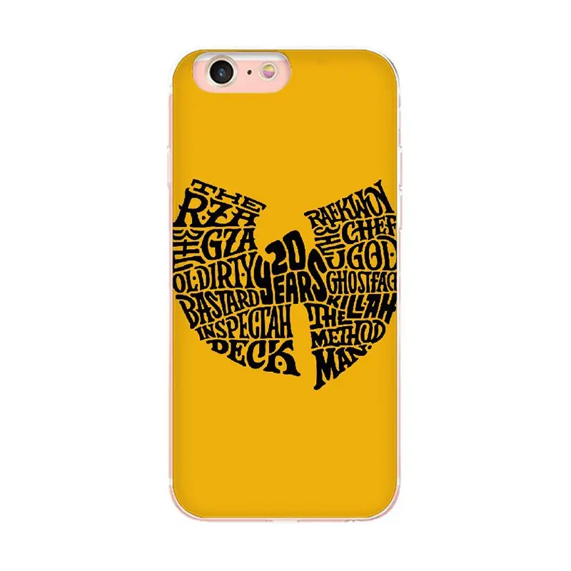 MaiYaCa Wu-Tang WuTang Clan для iphone X XS XR XSMax чехол ТПУ прозрачный для Apple iphone 5 5S SE 6s 7 7plus 8 8plus чехол для телефона