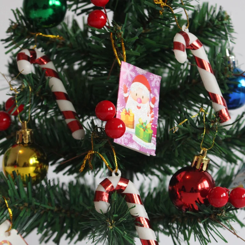 

30CM Decorated Artificial Christmas Trees Green Style Xmas Trees Christmas Decoration Party Supplies For New Year Festival