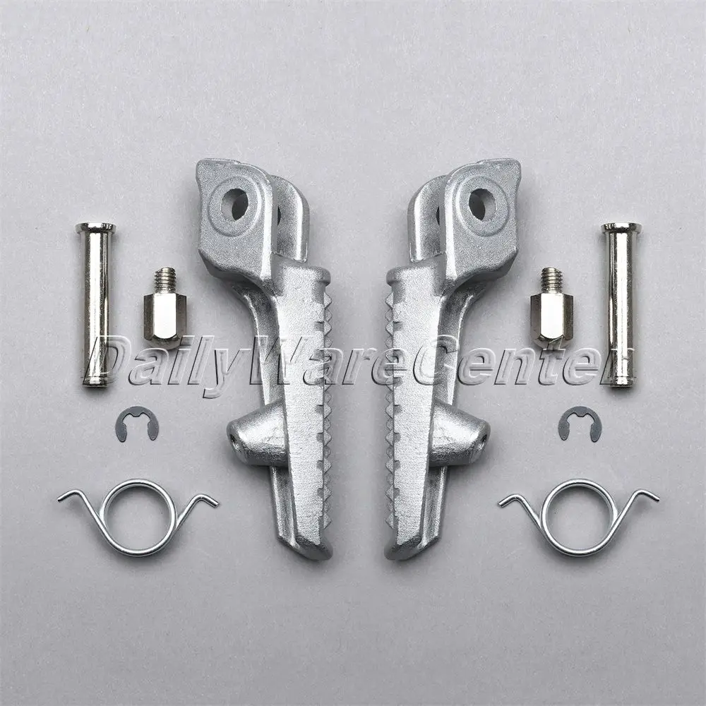 1 пара Алюминиевые Подножки для мотоцикла Honda CBR600RR 2003 2006 CBR1000RR 2004 2014 хром|motorbike foot