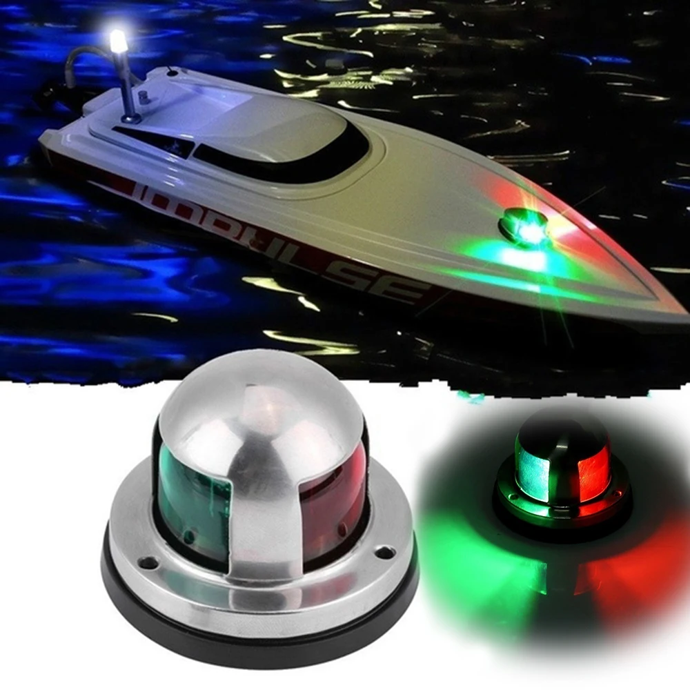 12V светодиодный навигационные светильник Морская Лодка Яхта Предупреждение