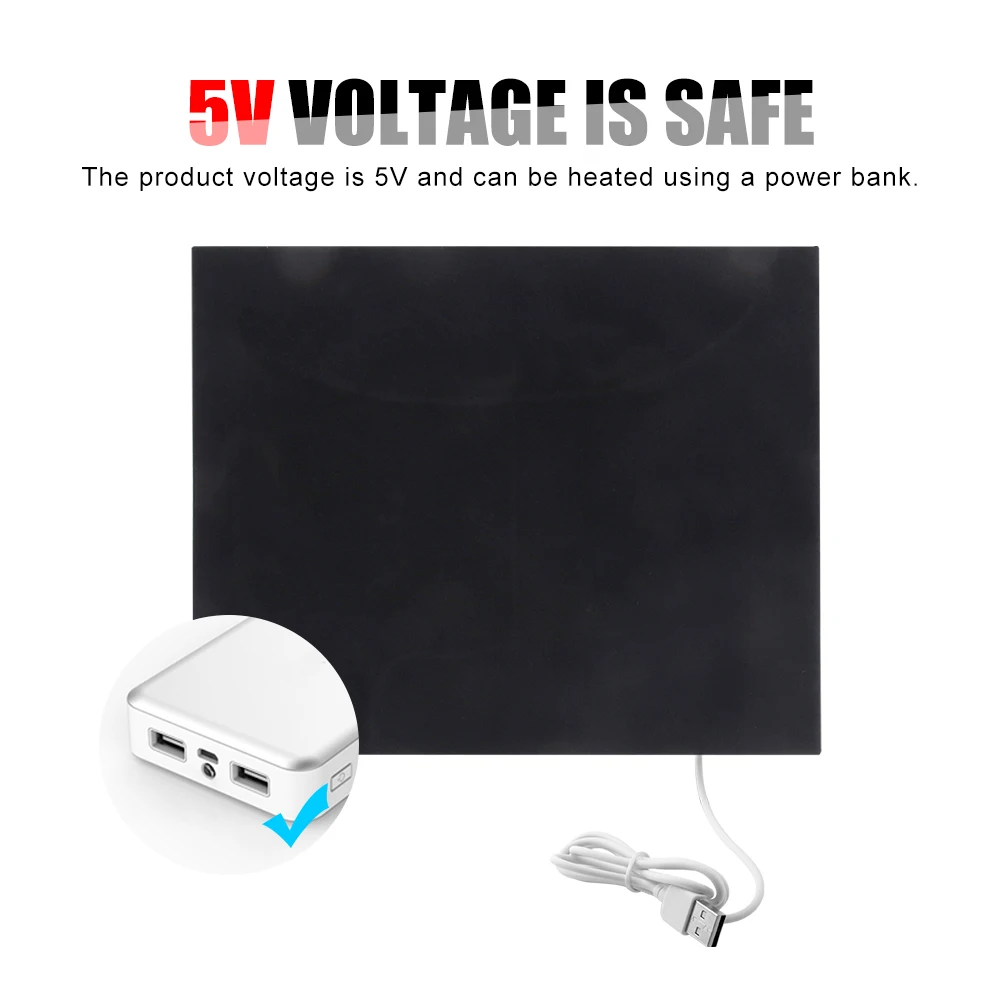 DC5V USB Электрическое нагревательное одеяло для домашних животных 88x65 см для собак, кошек, щенков, зимнее теплое одеяло для домашних животных, коврик для кровати, коврик для автомобиля, домашний ковер с подогревом