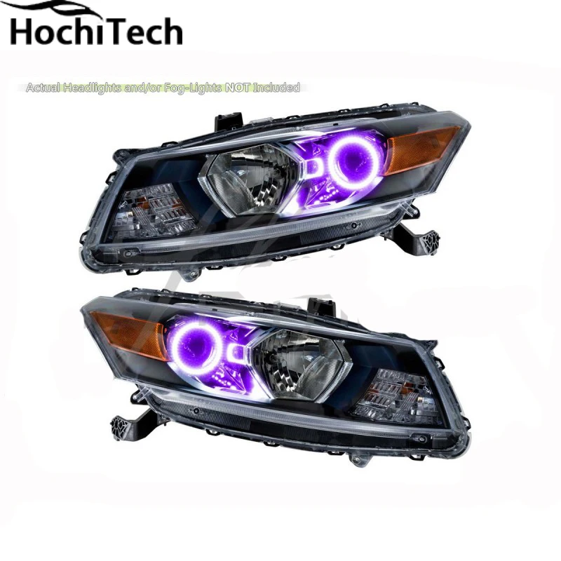 Для Honda Accord Coupe RGB светодиодная фара halo angel eyes kit Аксессуары для стайлинга