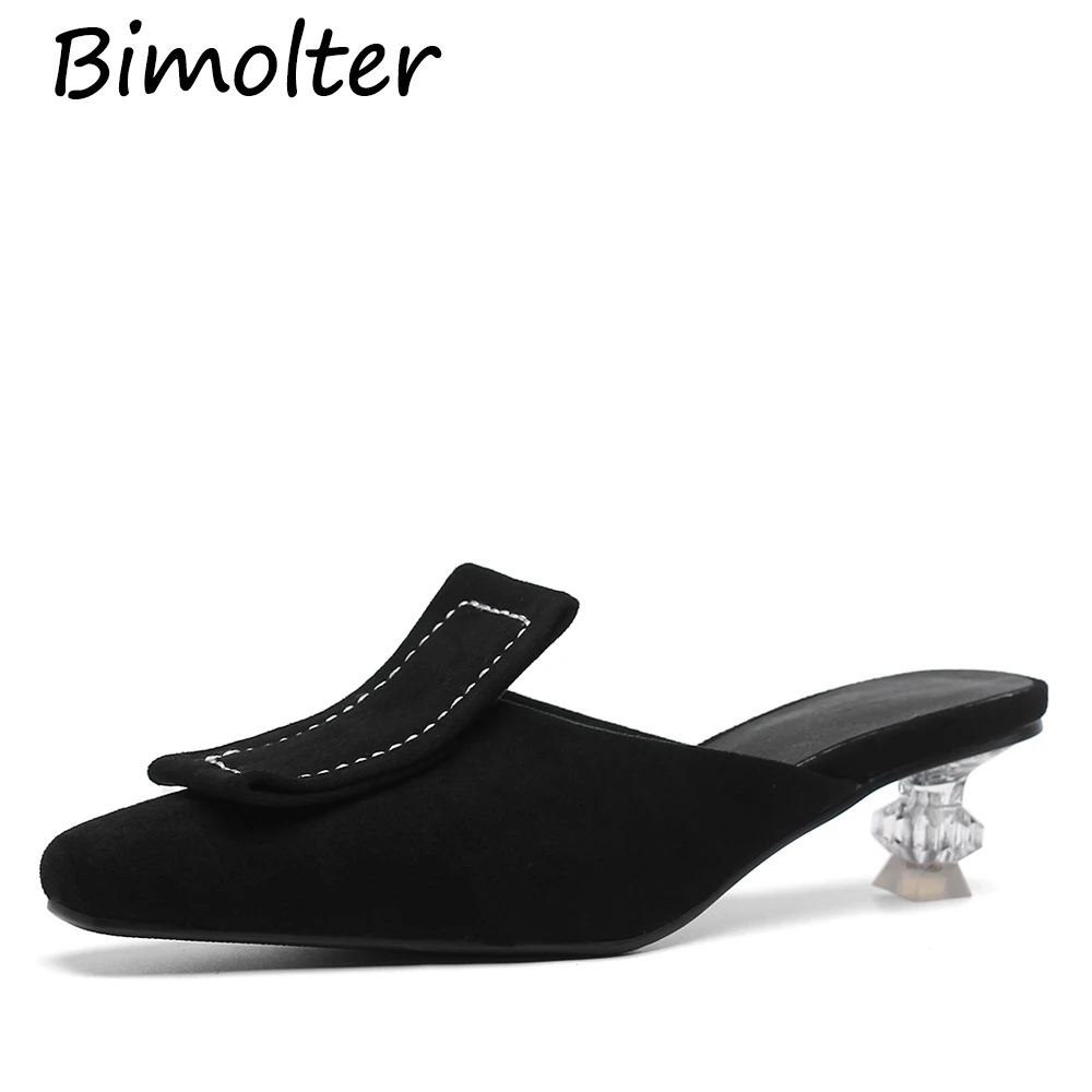 Фото Bimolter/Женская обувь Повседневная Удобная женская на низком каблуке босоножки без