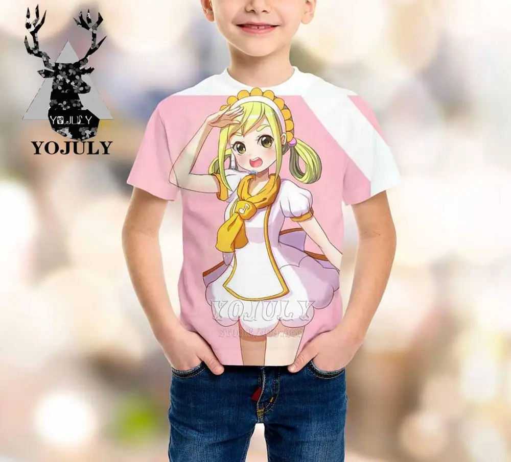 11 YOJULY Witch Doremi harajuku/детская одежда с 3d принтом для маленьких мальчиков и девочек-подростков детская футболка Лидер продаж, модные топы, футболки Modis A321 - Цвет: 11